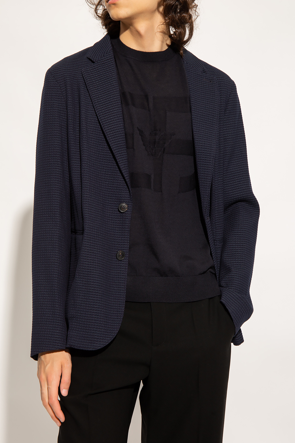 Armani wool outlet blazer